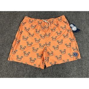 LIFE IS GOOD Monkey Palm Trees Lined Swim Trunks Size XL UPF 50+ American Shorts